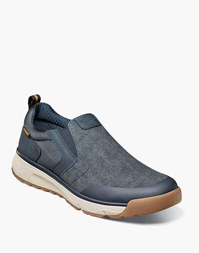Sedona Canvas Moc Toe Slip On in Navy Multi for $49.90