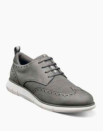 Stance Knit Wingtip Oxford in Gray Multi for $49.90