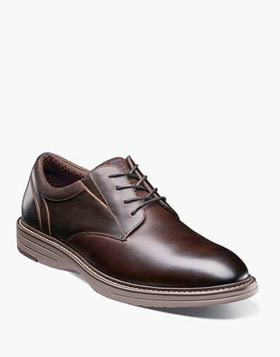 Griff Plain Toe Oxford in Brown Multi for $74.95
