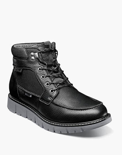 Karnak Moc Toe Boot in Black Tumbled for $79.95