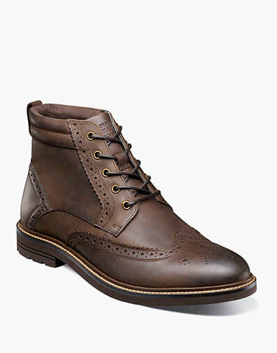 Odell II Wingtip Boot in Brown CH for $79.95
