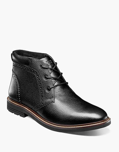 Ozark II Plain Toe Chukka in Black Tumbled for $79.95