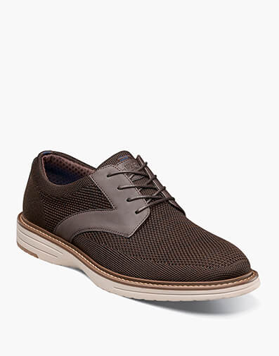 Griff Knit Plain Toe Oxford in Brown Multi for $59.95