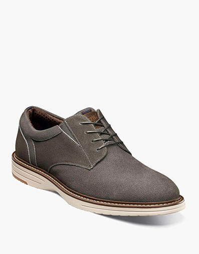 Griff Suede Plain Toe Oxford in Gunmetal for $69.95