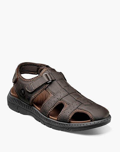 Laguna Closed Toe Fisherman Sandal in Brown for $49.95