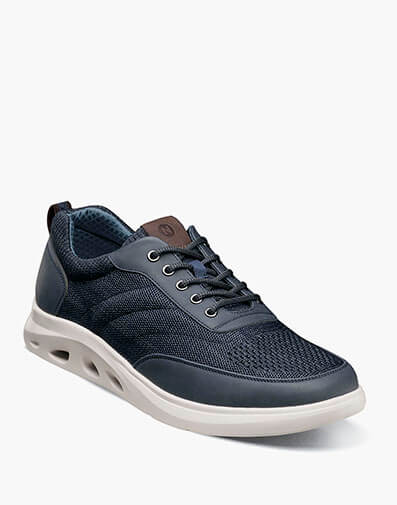 Ponte Knit Moc Toe Sneaker in Navy Multi for $59.95