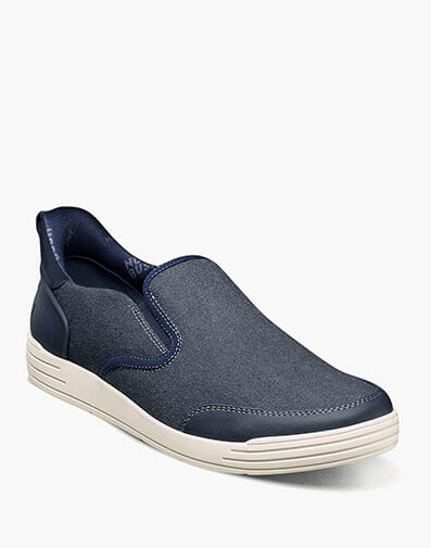 KORE City Walk EZ Canvas Moc Toe Slip On in Blue Denim for $49.95