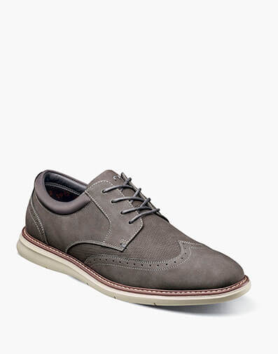 Chase Wingtip Oxford in Gray Multi for $90.00