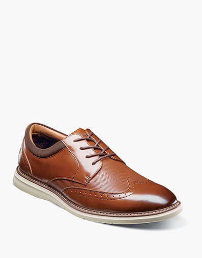 Chase Wingtip Oxford in Cognac Multi for $90.00