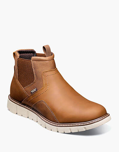 Karnak Plain Toe Chelsea Boot in Tan Crazy Horse for $120.00
