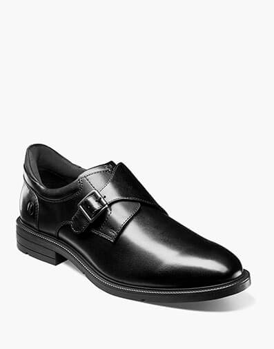 KORE EZ Icon Plain Toe Monk Strap in Black for $79.95