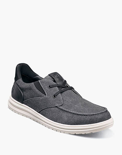 Brew City EZ Hands Free Canvas Lace Moc Toe Slip On in Black Multi for $85.00