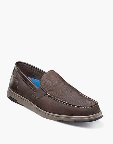 Luca Moc Toe Venetian Slip On in Brown for $100.00