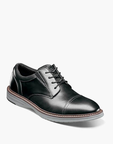 Griff Cap Toe Oxford in Black Multi for $110.00