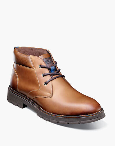 Briggs Plain Toe Chukka Boot in Tan Crazy Horse for $120.00