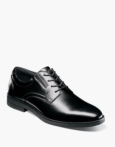 Fitz Flex Plain Toe Oxford in Black Smooth for $110.00