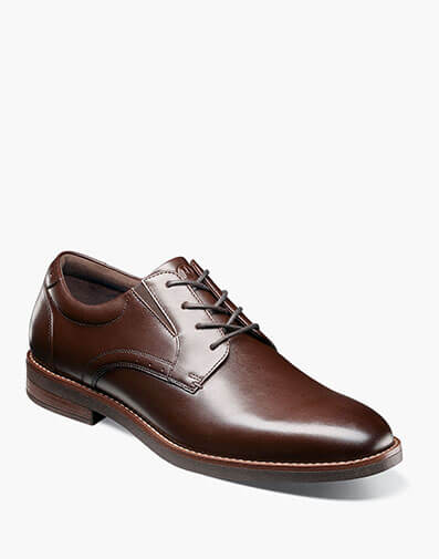 Fitz Flex Plain Toe Oxford in Brown for $110.00