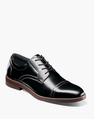 Fitz Flex Cap Toe Oxford in Black for $110.00