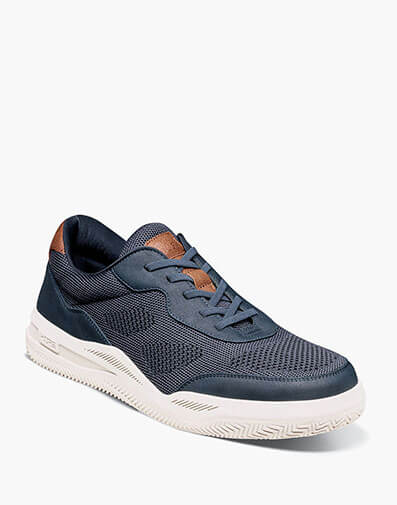 Kortside Knit Moc Toe Sneaker in Navy Multi for $90.00