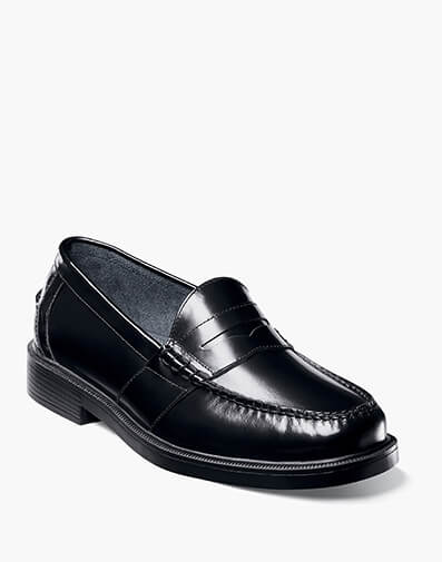 Lincoln Moc Toe Penny Loafer Men’s Dress Shoes | Nunnbush.com